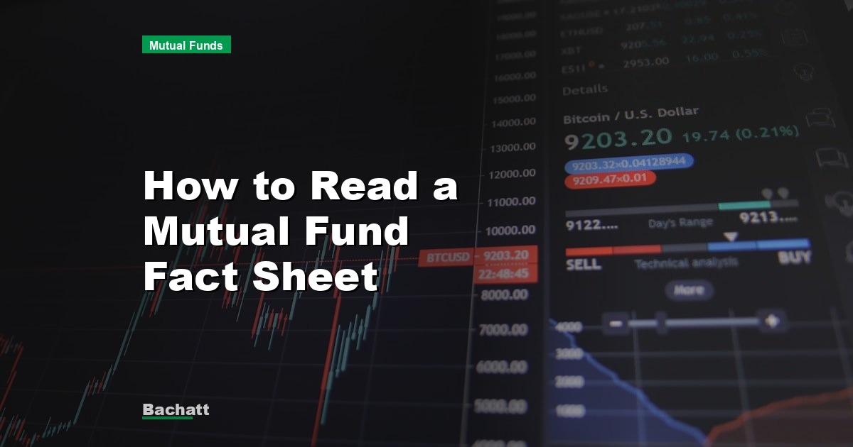 How to Read a Mutual Fund Fact Sheet