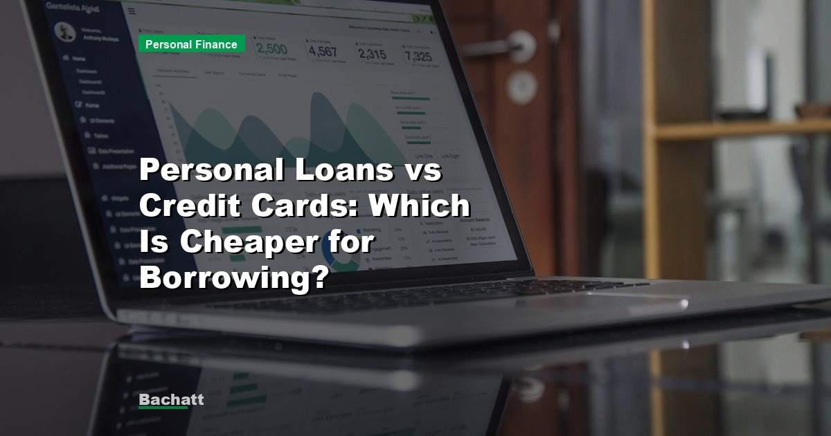 Personal Loans vs Credit Cards: Which Is Cheaper for Borrowing?