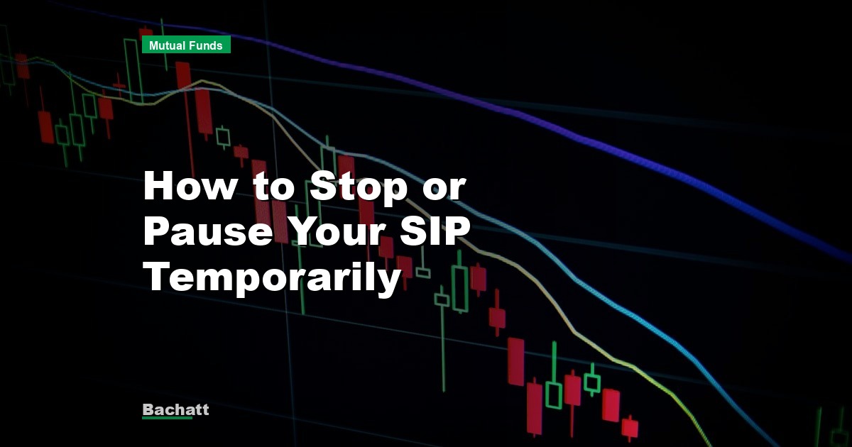 How to Stop or Pause Your SIP Temporarily
