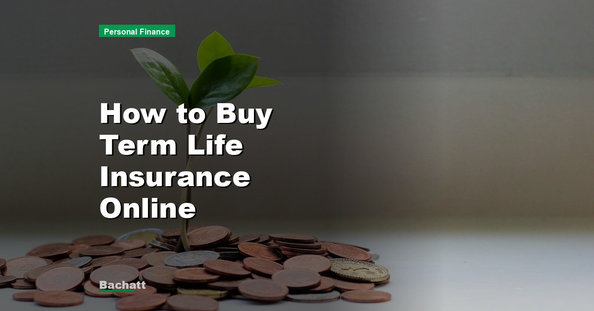 How to Buy Term Life Insurance Online
